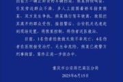 大师算命重庆一司机因持续鸣笛引发争执 强行驶离致1人死亡4人受伤